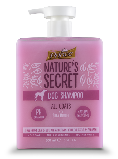 Prince Nature's Dog Shampoo All Coats with Shea Butter, 500ml