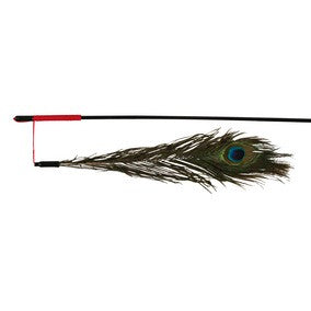 Playing Rod with Peacock Feather