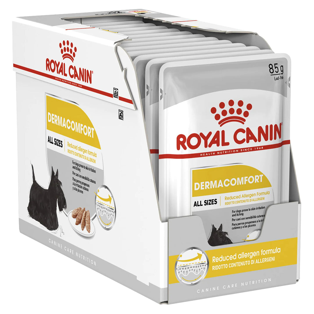 Royal canin Adult dermacomfort 12 pack pouches (12x85g)