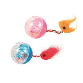 Set of Rattling Balls with Tails