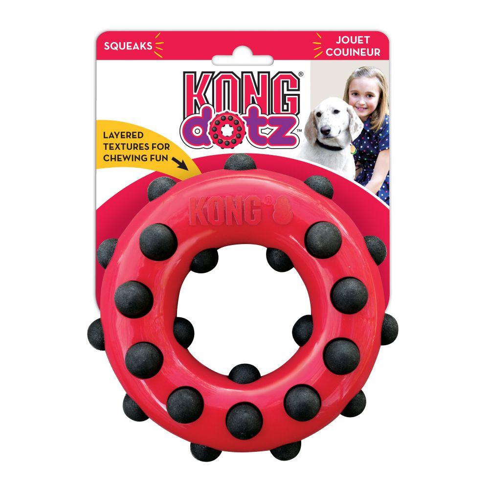 KONG - Dotz Circle Dog Toy, Large