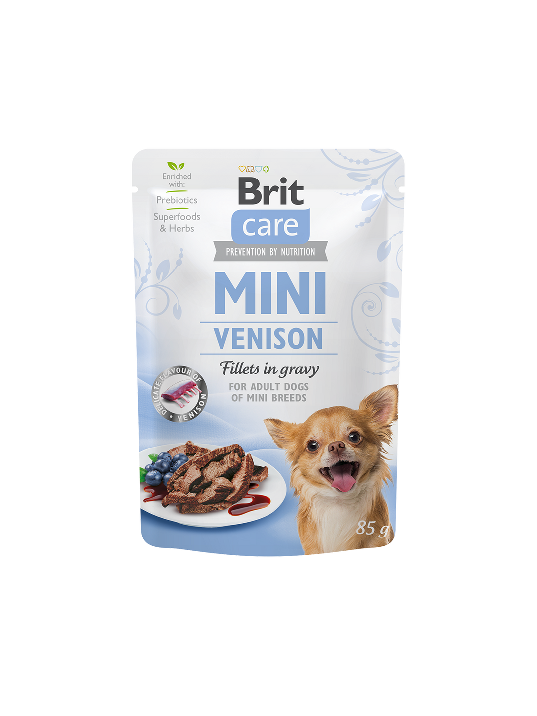 Brit Care Mini Adult Dog Pouches - Venison