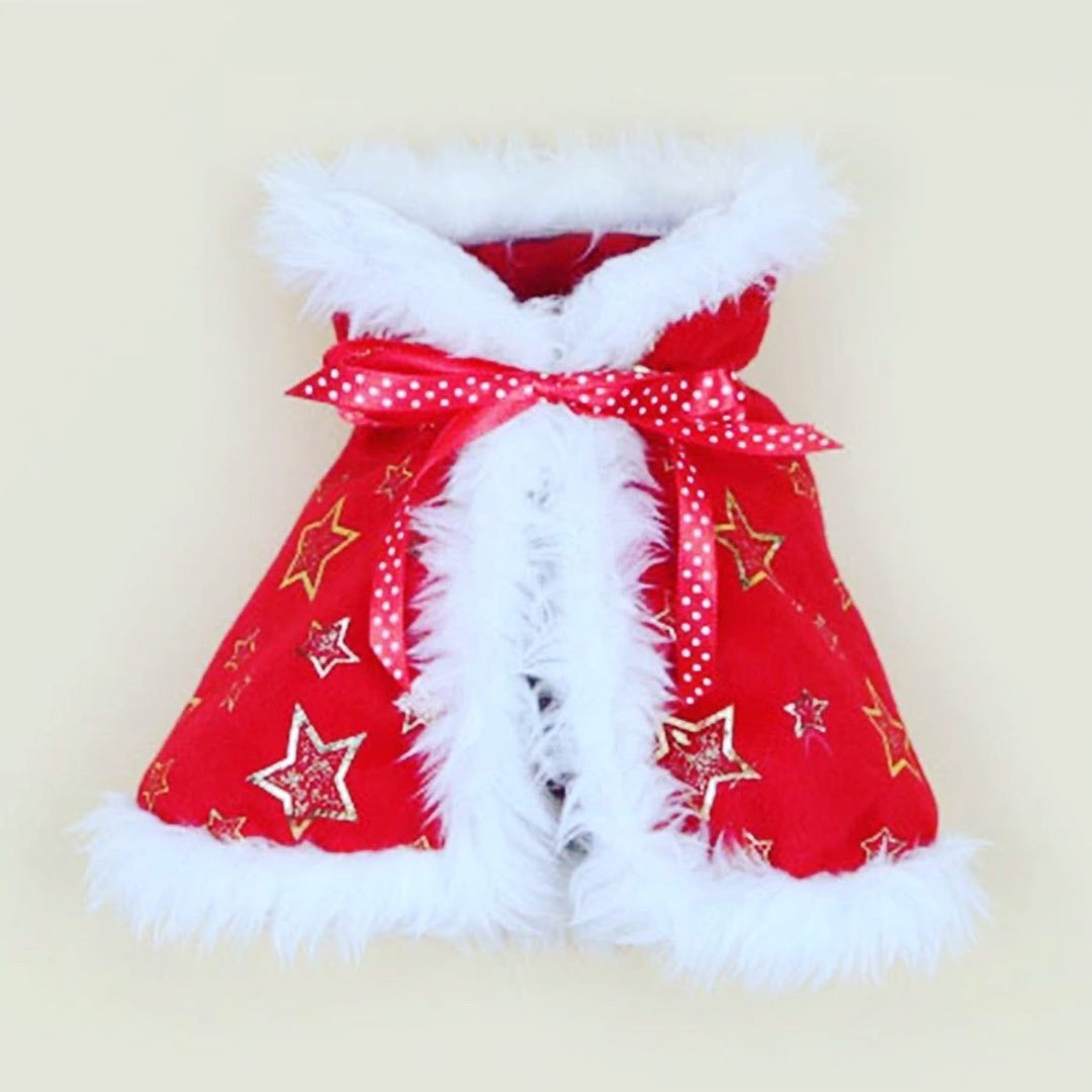 Christmas cape with hoodie