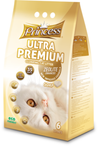 Princess Ultra Premium clumping zeolite litter, Soap