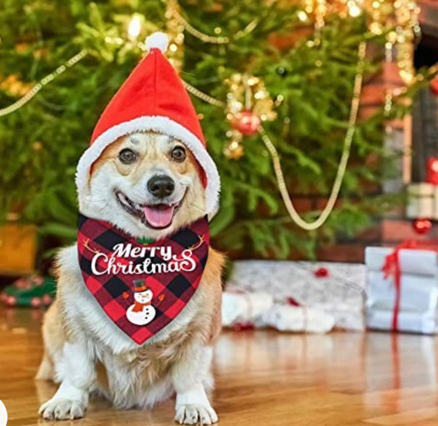 Christmas Bandana for cats and dogs