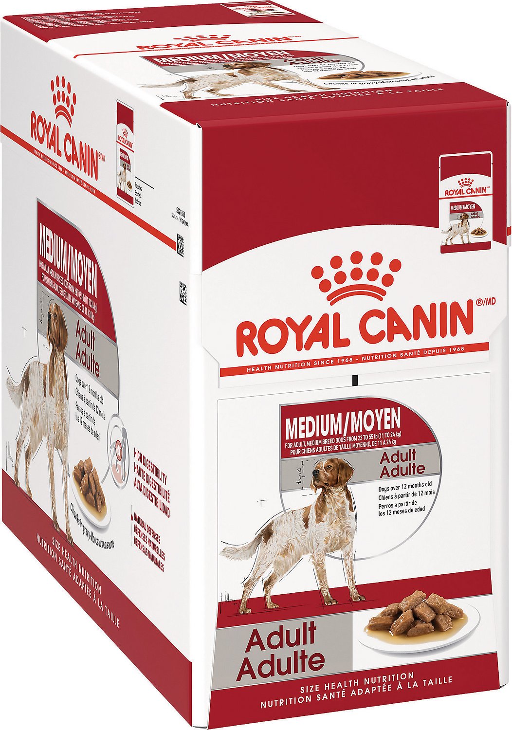 Royal canin Medium Adult -10 pack pouches (10x140g)