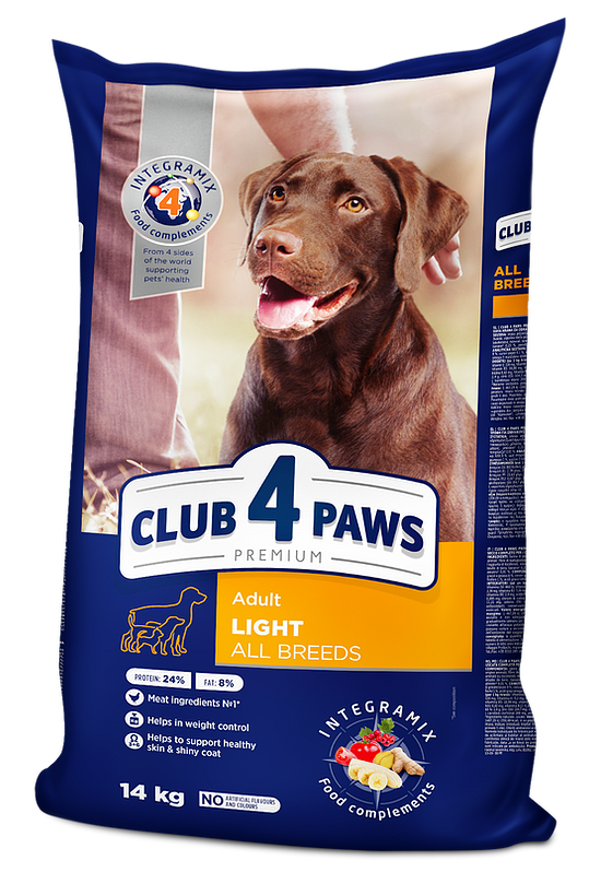 CLUB 4 PAWS Premium Light. - Weight Control