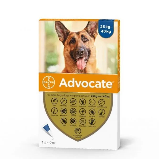 Bayer Advocate Dogs - 25 to 40 Kg