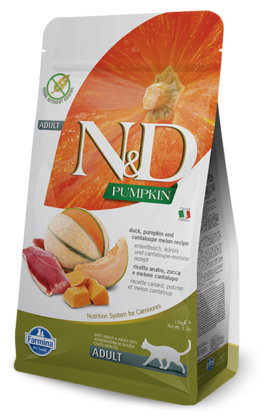 N & D Cat dry Pumpkin Grain Free - Duck & Cantaloupe