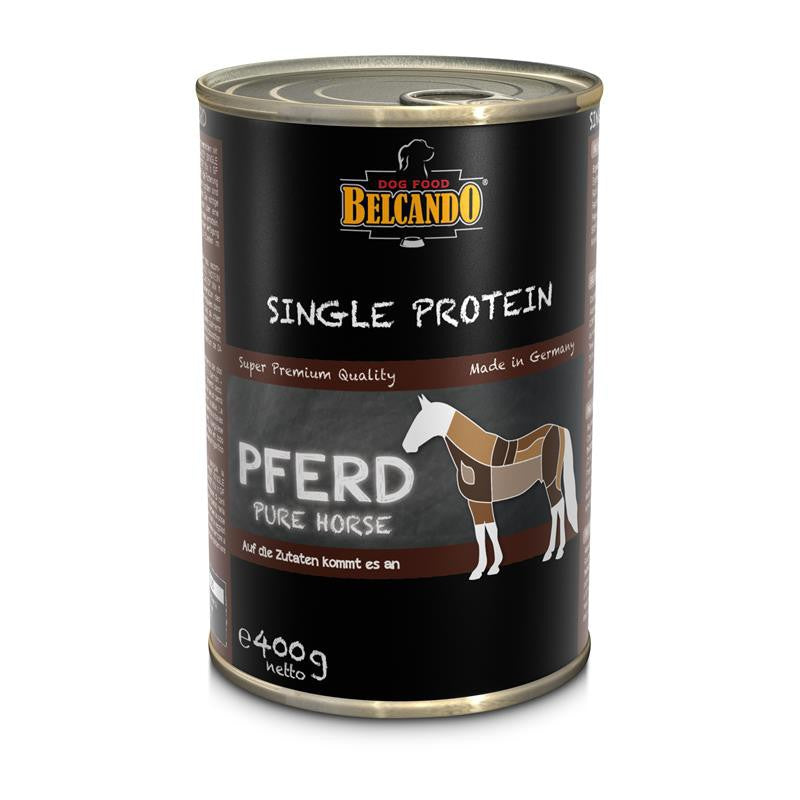 Belcando single protein tins, 400g - Horse
