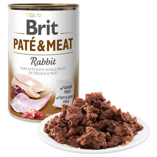Brit Pate & Meat tins 400g - Rabbit