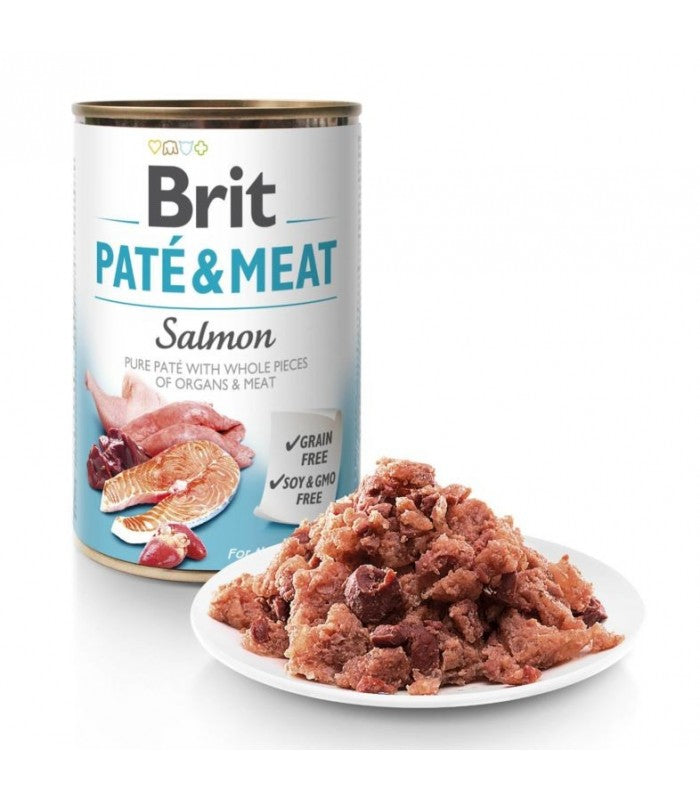 Brit Pate & Meat tins 400g - Salmon