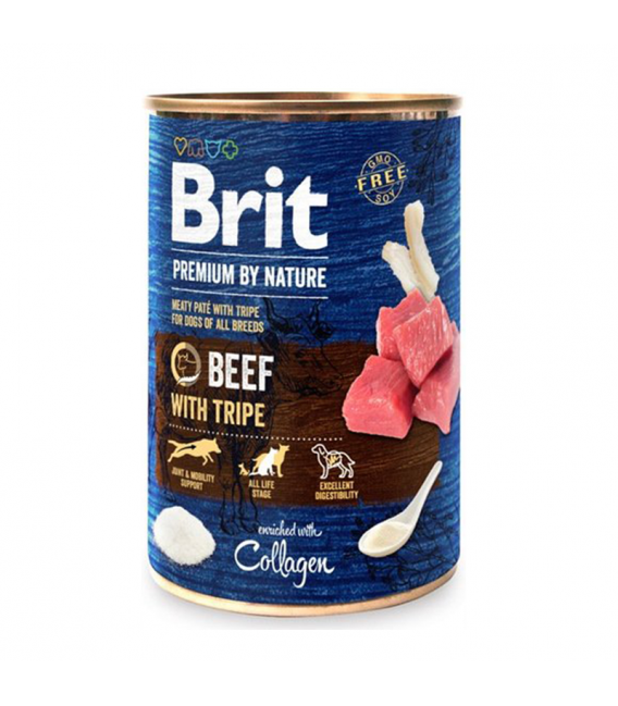 Brit Premium by Nature tins 800g- Beef with Tripe