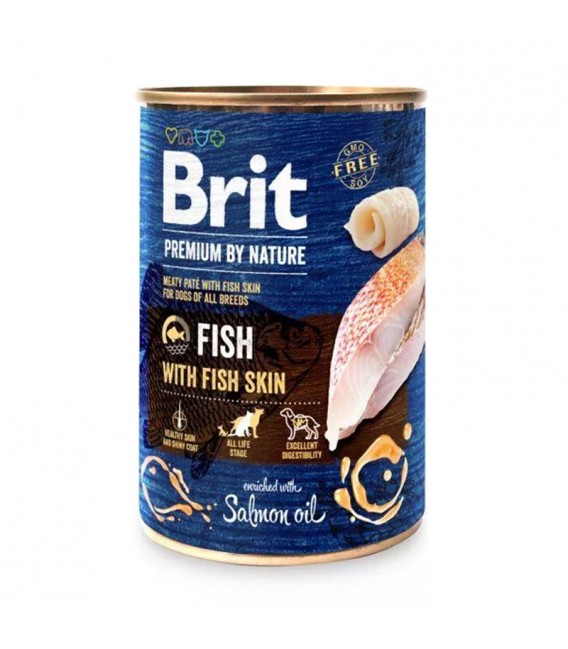 Brit Premium by Nature tins 800g- Fish with Fish Skin