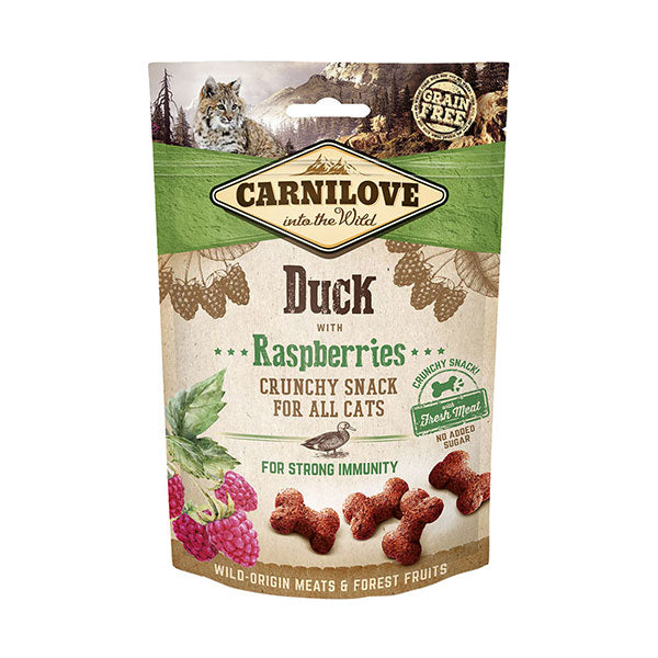 Carnilove cat Crunchy Snack Duck with Raspberries