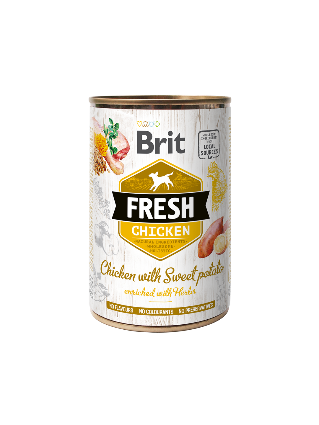 Brit Fresh tins 400g- Chicken with Sweet Potato