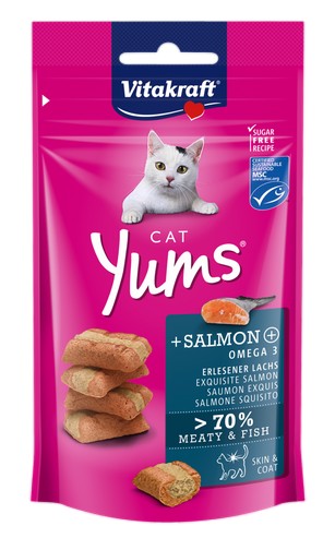 Vitakraft cat Yums, Salmon & Omega 3