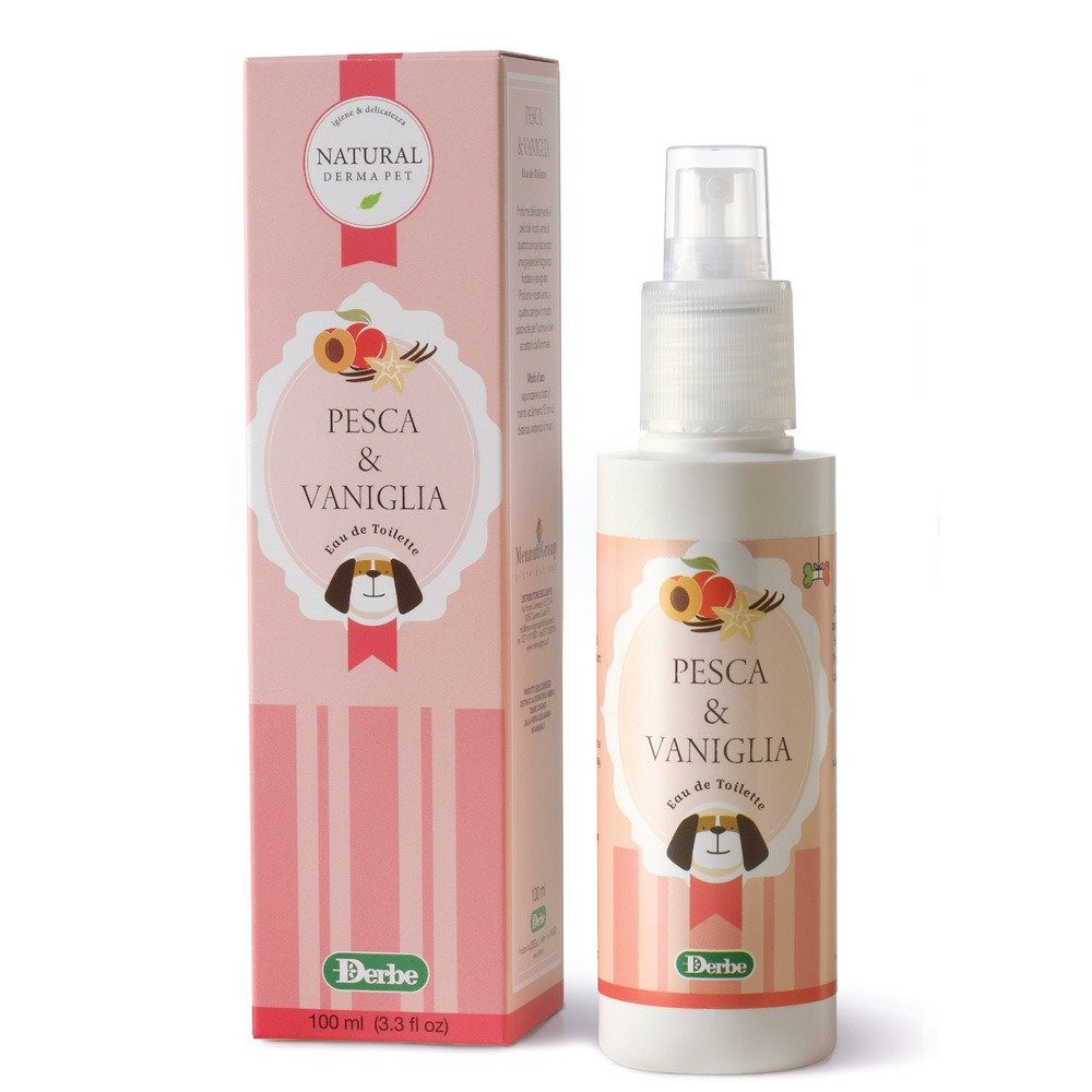 Natural Derma Pet Perfume, Peach & Vanilla, 100ml