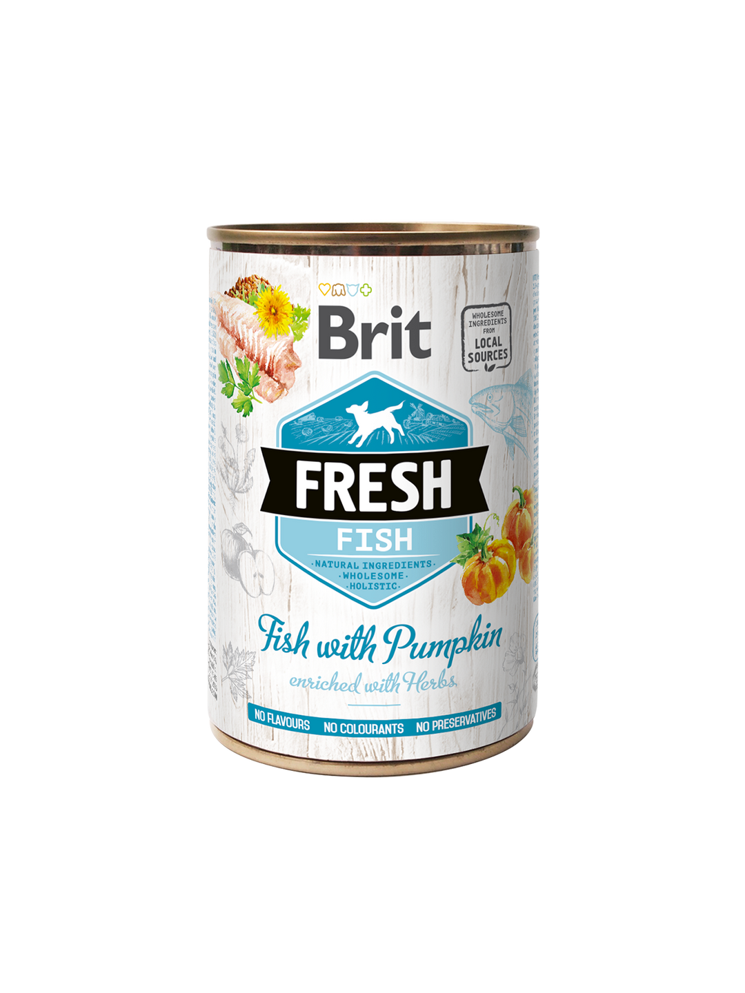 Brit Fresh tins 400g- Fish with Pumpkin