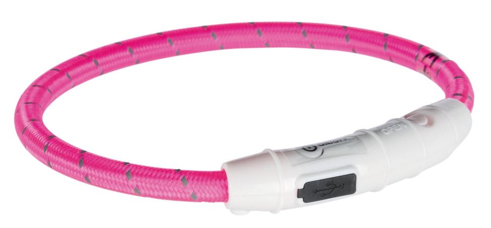 Safer Life USB Flash Light Ring fucsia