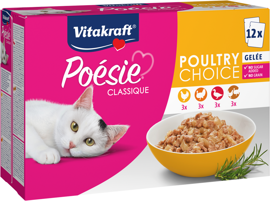 Vitakraft Poesie Classique, Poultry choice, 12 Pack