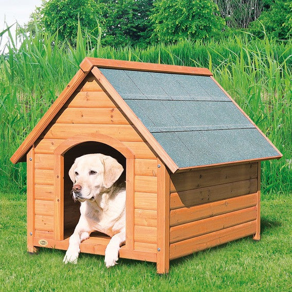 Natura Cottage Dog Kennel with Saddle Roof