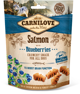 Carnilove Crunchy dog Snack Salmon with Blueberry, 200g