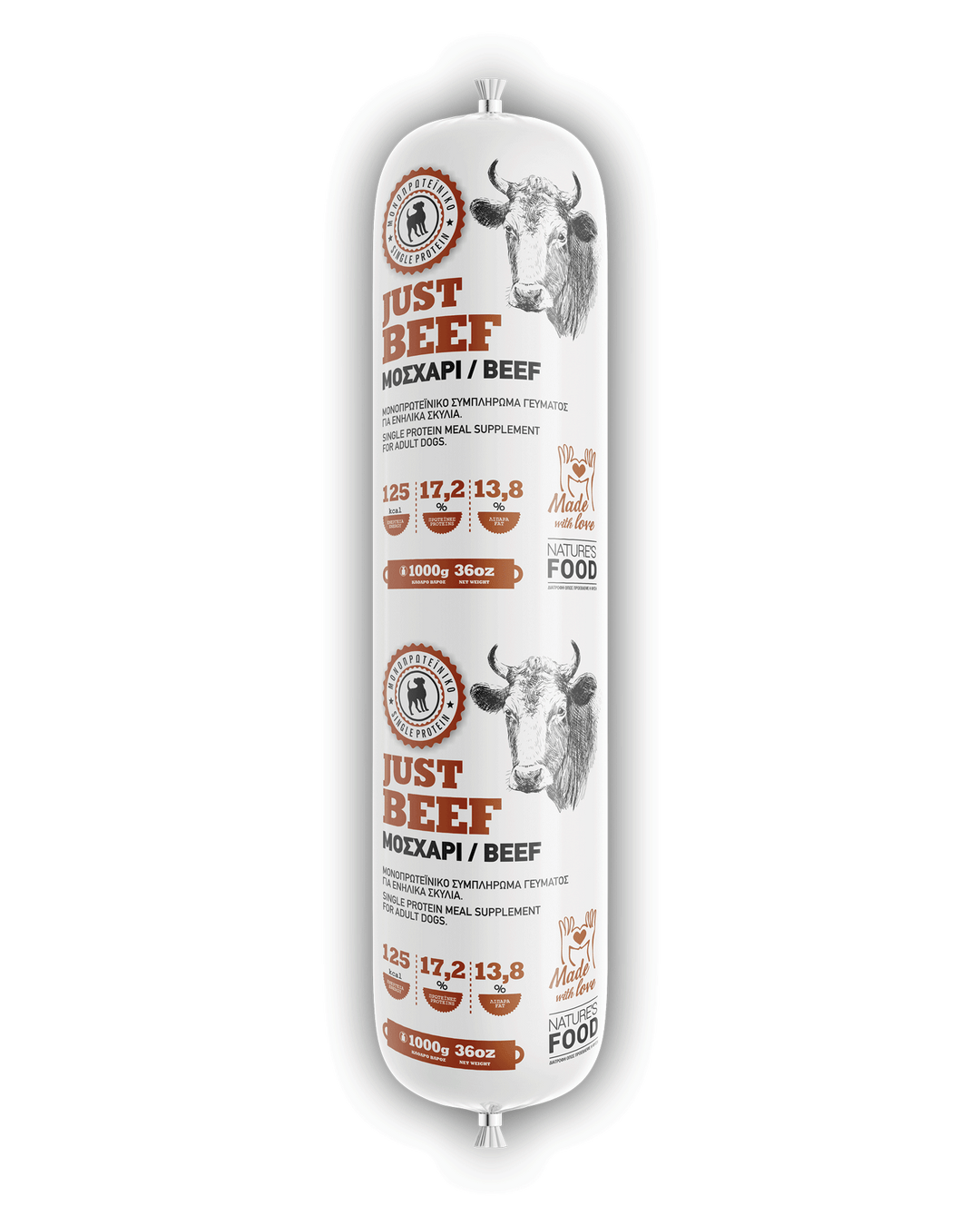 Nature's Food Just Beef Sausage