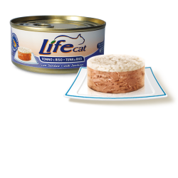 Lifecat Tuna & Rice/squid, 170g