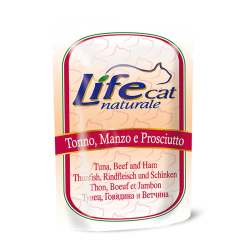 Lifecat Pouch Tuna/Beef/Ham, 70g