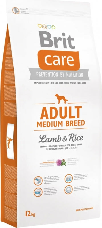 Brit Care Adult Medium Breed Lamb & Rice