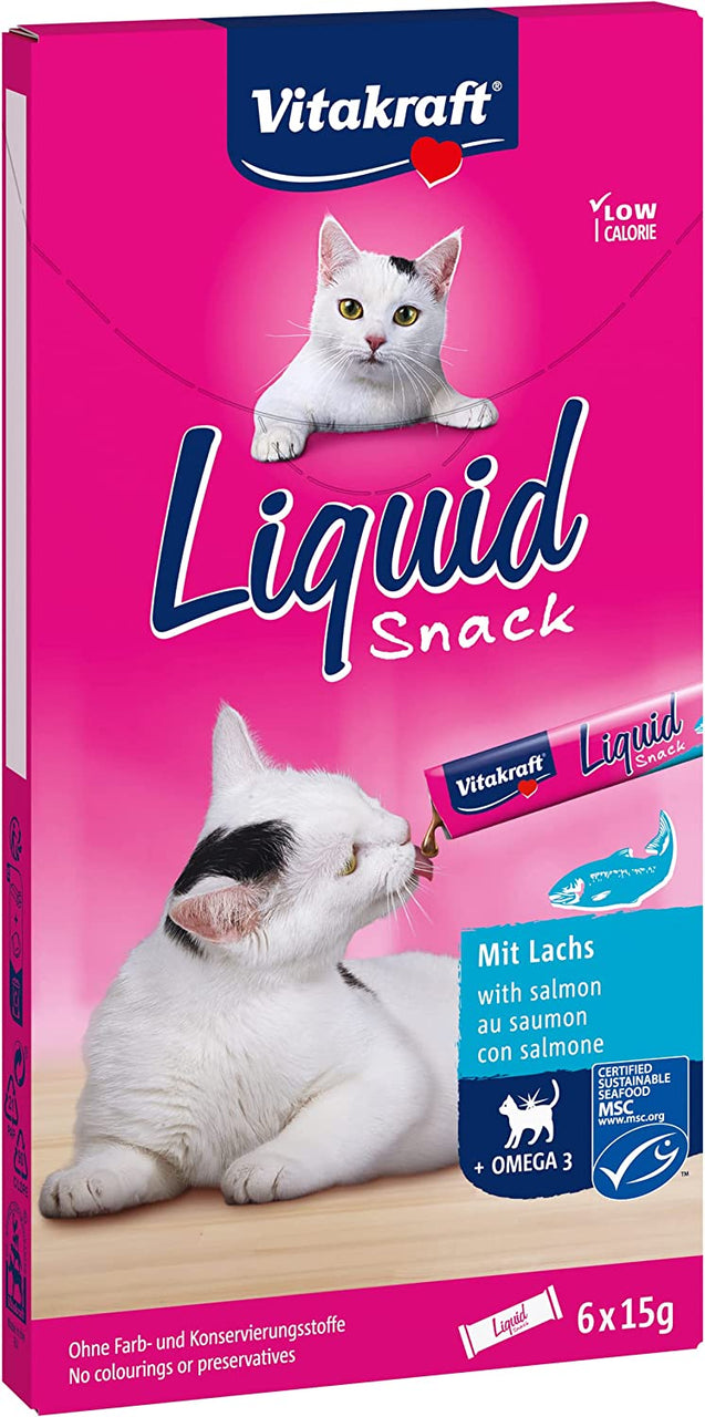 Vitakraft Liquid Snack with Salmon