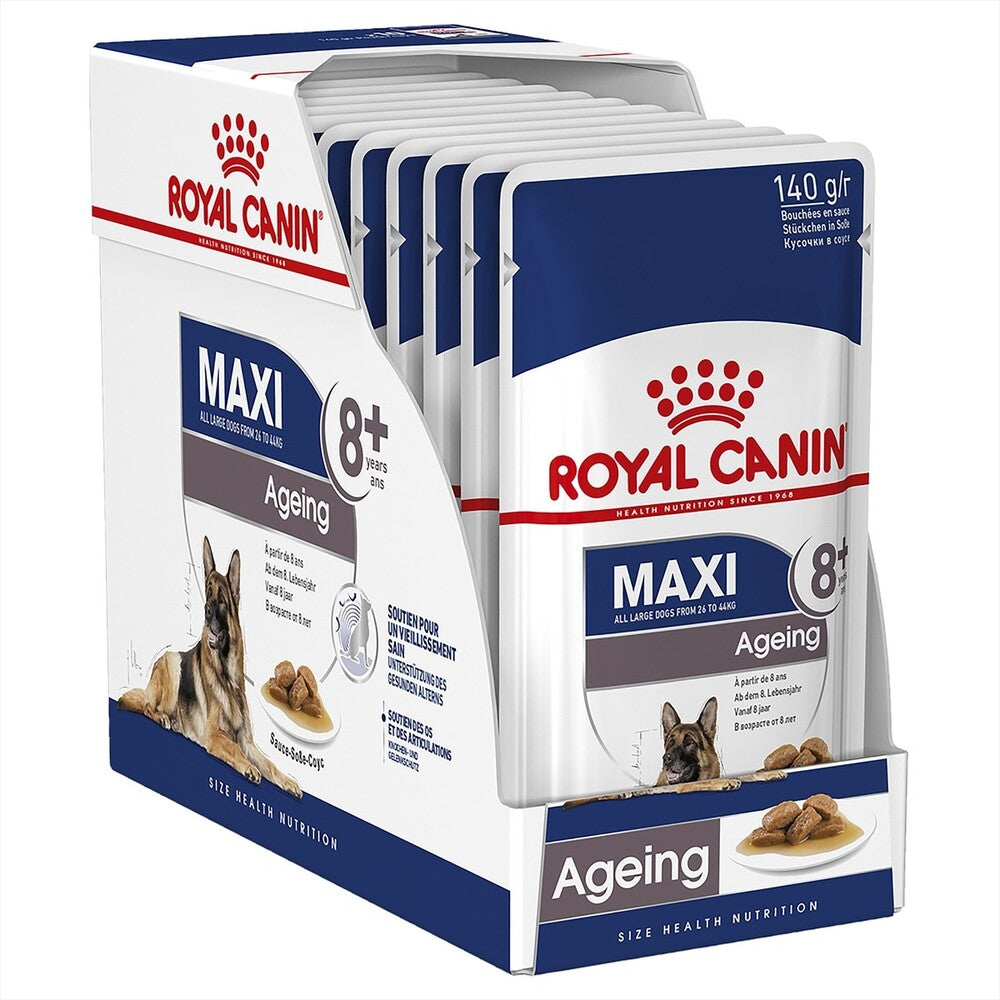 Royal canin Maxi Ageing +8 -10 pack pouches (10x140g)