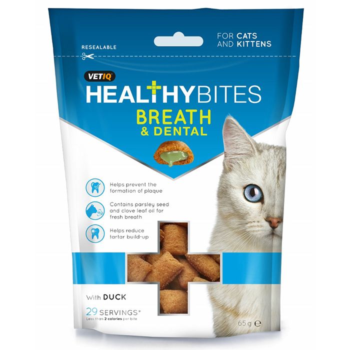 Vet Iq Healthy Treats Breath & Dental for Cats