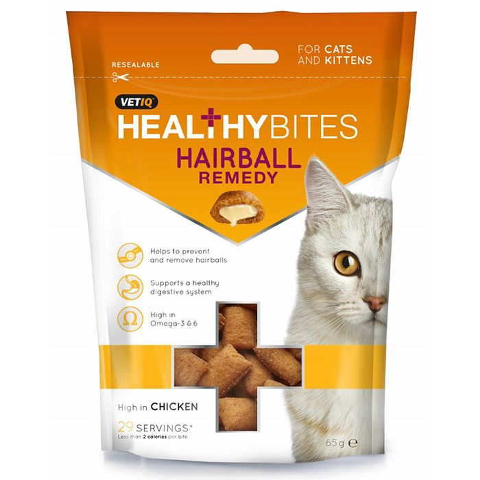 Vet Iq Healthy Treats hairball Remedy for Cats