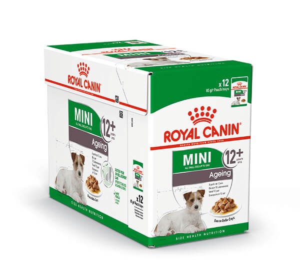 Royal canin Dog Mini Ageing +12 -12 pack pouches (12x85g)