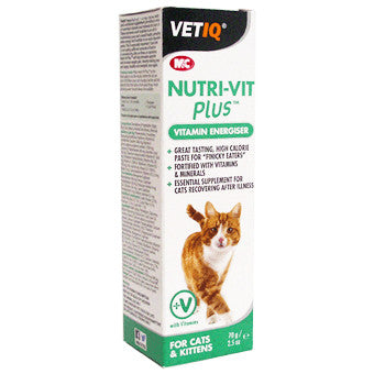 VET IQ Nutri-Vit Plus Paste Suppliment Cat, 70g