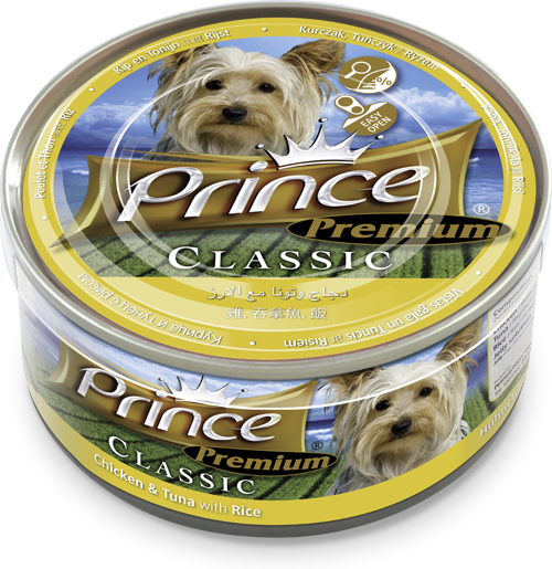 Prince dog Premium Chicken & Tuna/Rice, 170g