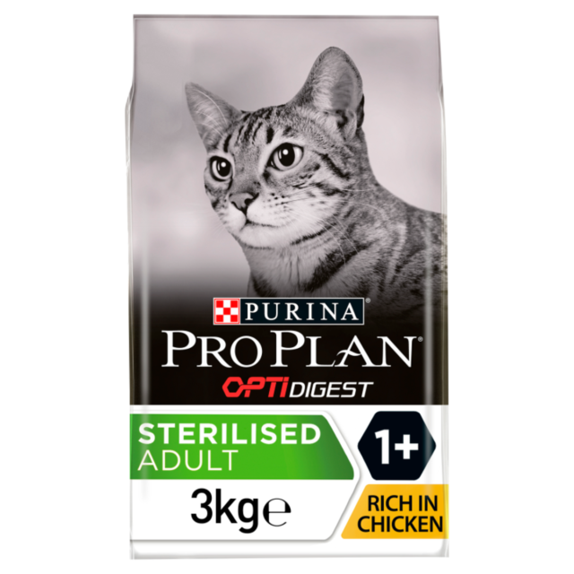Pro Plan Cat Sterilised Chicken, 3 Kgs