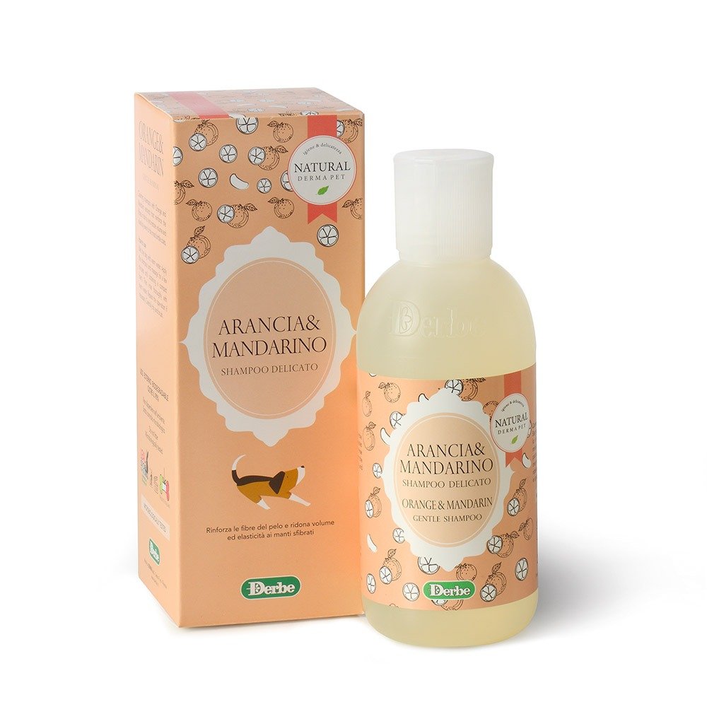 Natural Derma Pet Shampoo, Orange & Mandarin, 200ml