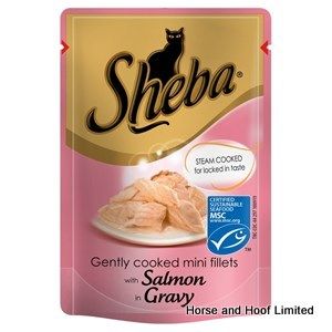 Sheba cat with salmon pouches (12 pack)