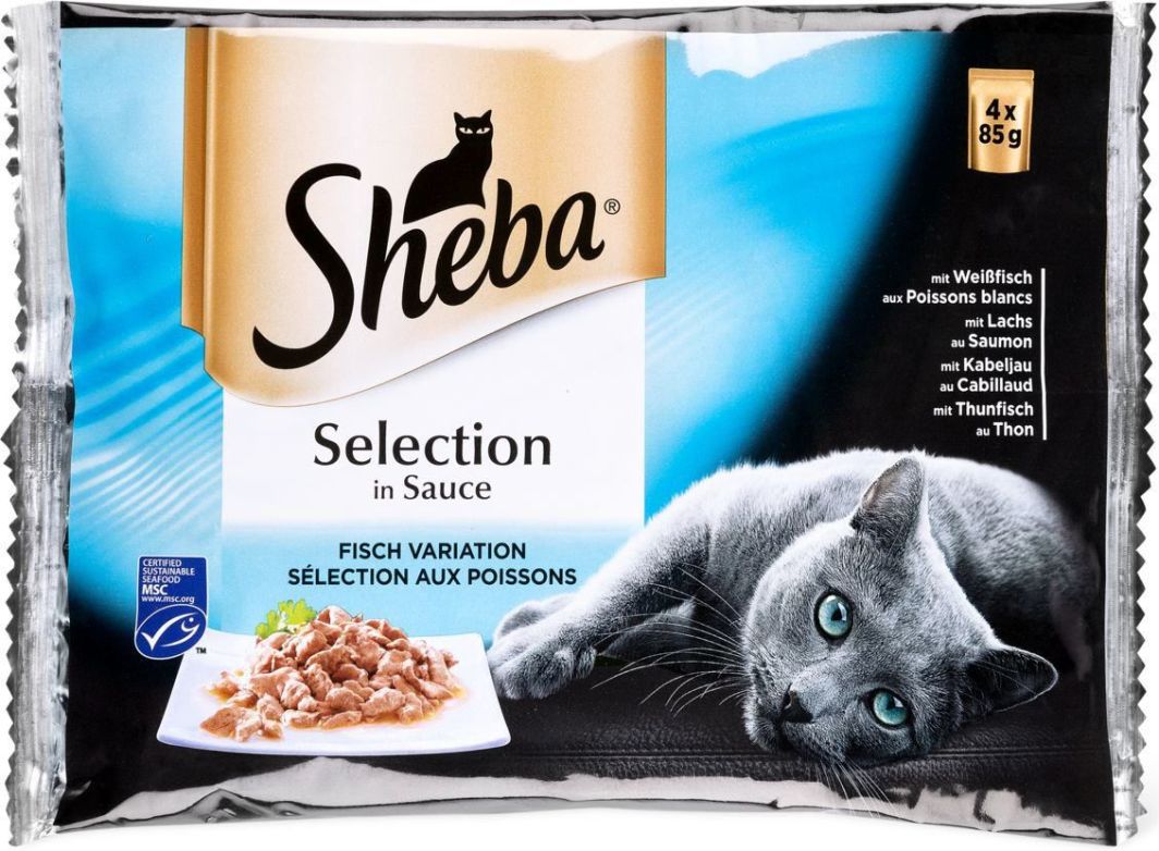 Sheba Cat Food Delice with fish (4pack)