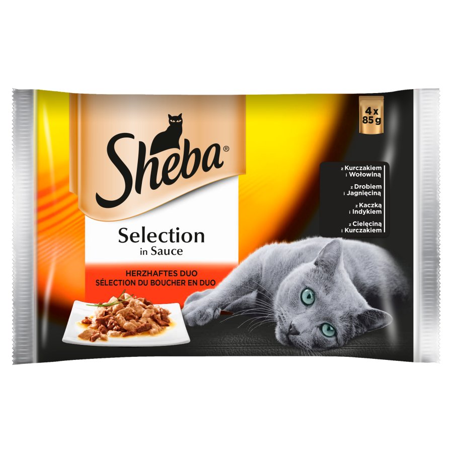 Sheba Cat Food Delice in Meat Sauce (4 pack)