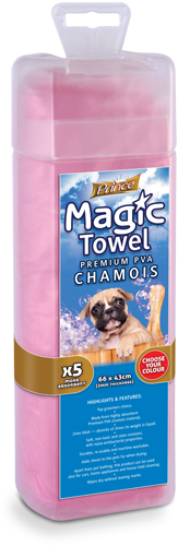 Prince Magic Towel, Pink