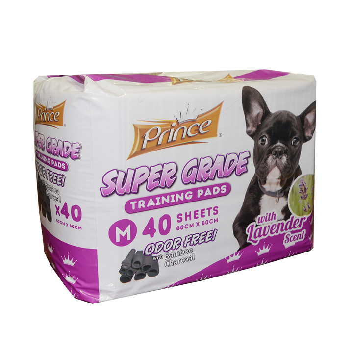 Prince Puppy Super Grade Training Pads, With Lavander Scent