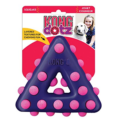 KONG Dotz triangle Dog Toy, Large