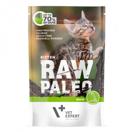Raw Paleo Cat Pouches, 100g - Kitten Game