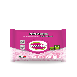 Inodorina Wet Wipes Refresh Extra, Milk & Vanilla